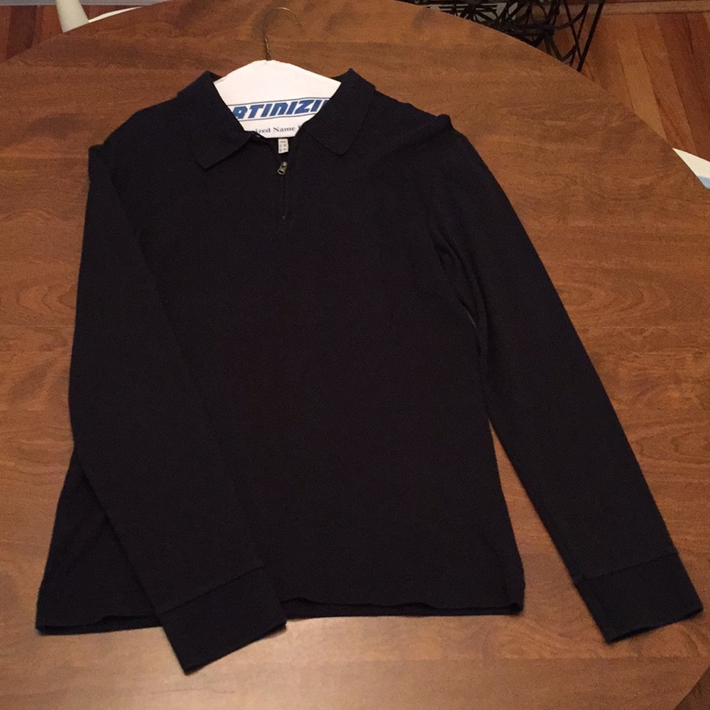 Armani Jeans Black Long Sleeve Shirt